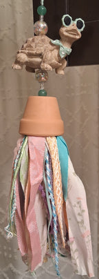 Sheldon on Vacation — Whimsical Turtle Hanging Décor