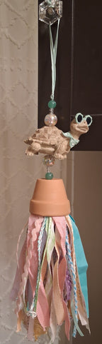 Sheldon on Vacation — Whimsical Turtle Hanging Décor