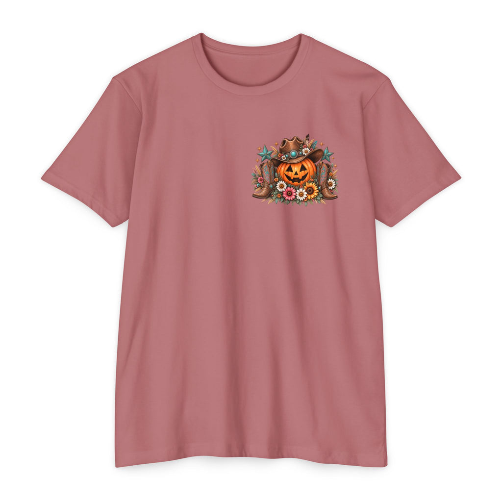 Howdy Punkin' Halloween Western Graphic Tee | Cute Cowgirl Fall Shirt