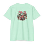 Pretty Wild Western Graphic Tee | Pink Cowgirl Boots & Turquoise Shirt