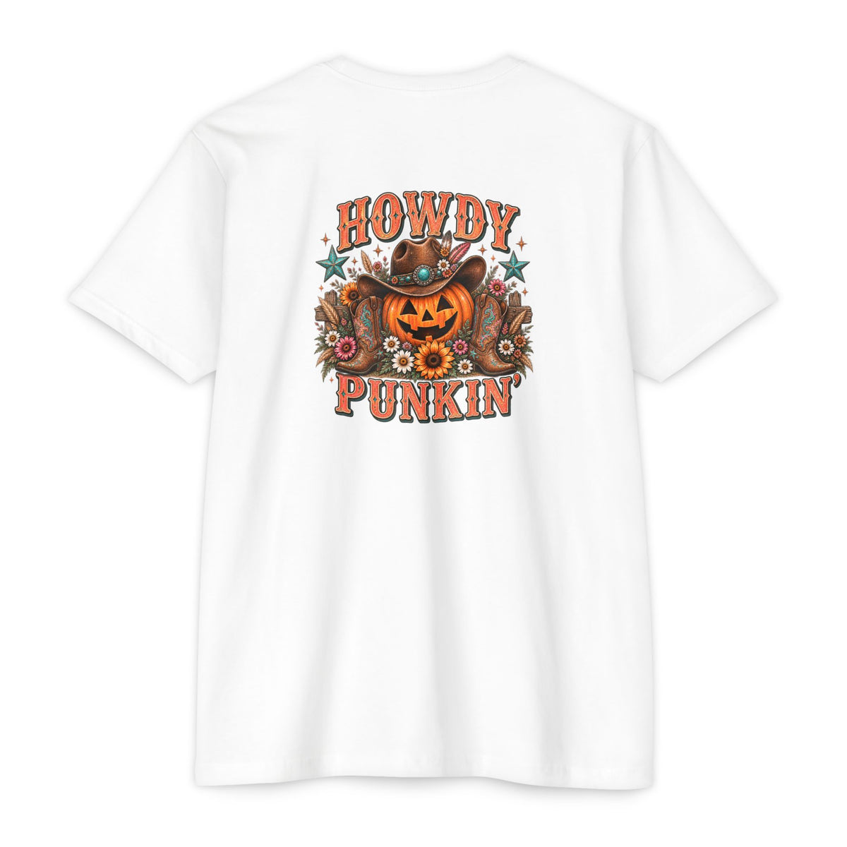 Howdy Punkin' Halloween Western Graphic Tee | Cute Cowgirl Fall Shirt