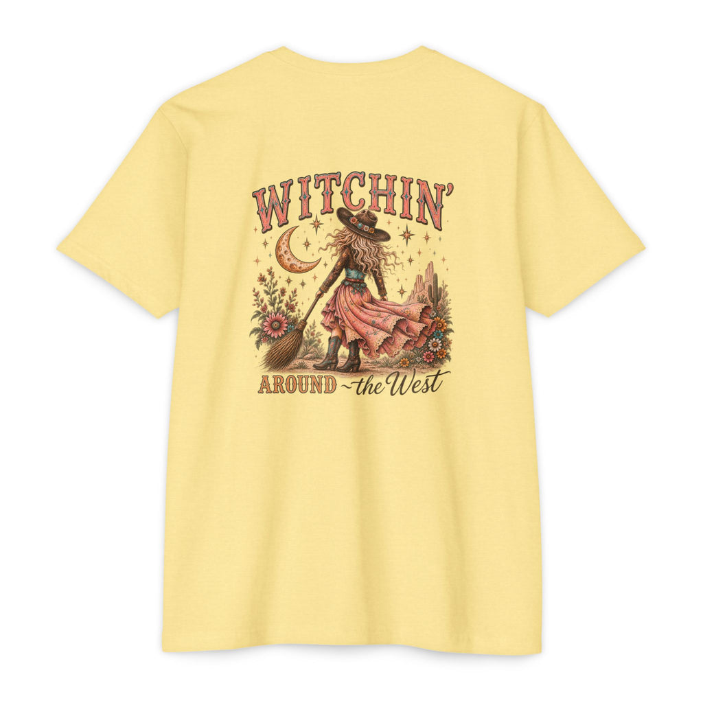 Witchin’ Around the West Western Halloween Cowgirl Graphic Tee