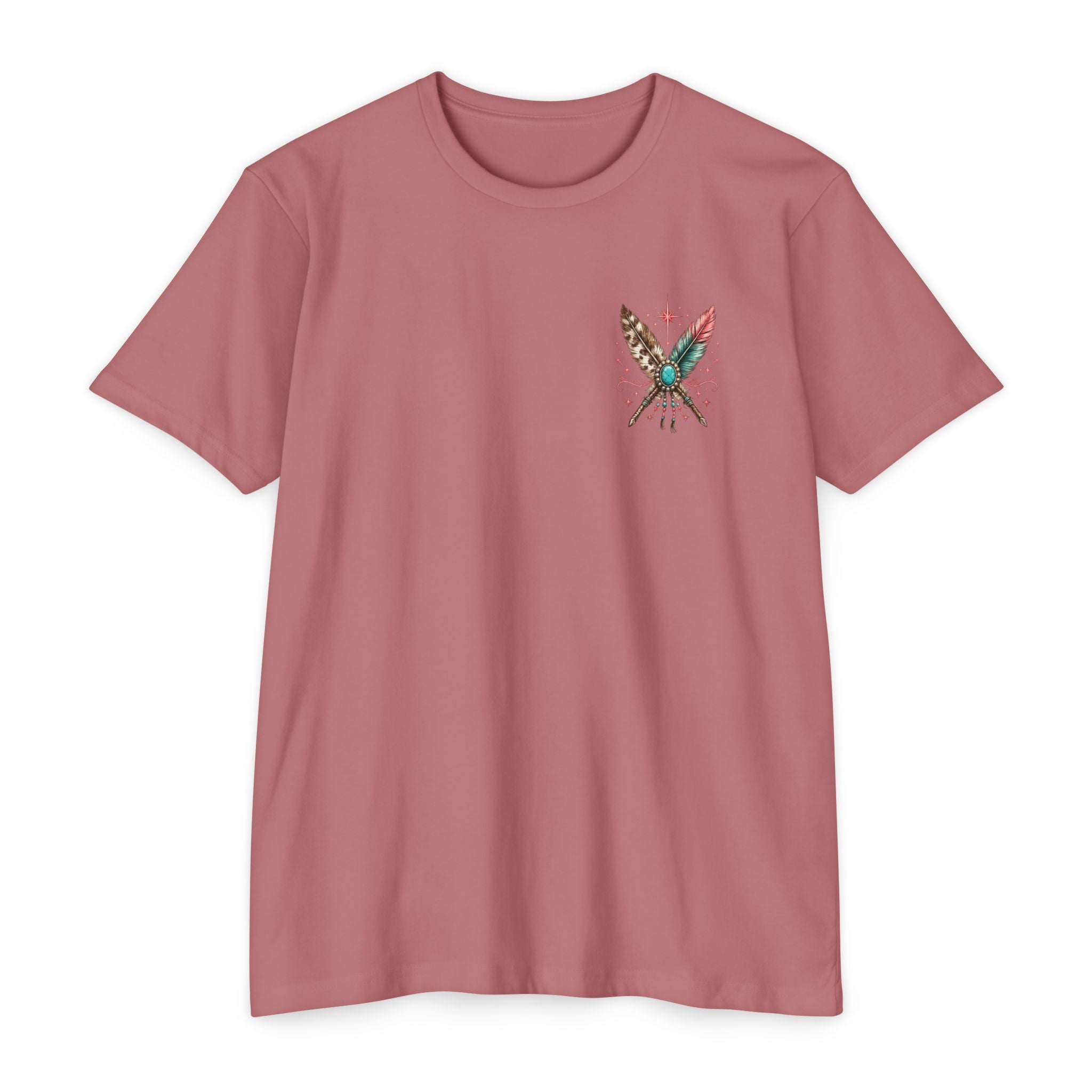 Pretty Wild Western Graphic Tee | Pink Cowgirl Boots & Turquoise Shirt