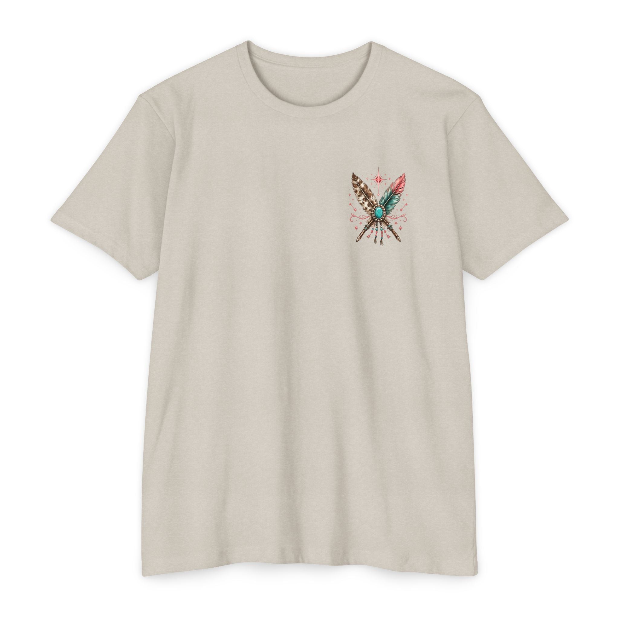 Pretty Wild Western Graphic Tee | Pink Cowgirl Boots & Turquoise Shirt