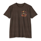 Boos & Boots Western Halloween Graphic Tee | Cute Cowgirl Bat & Ghost Shirt