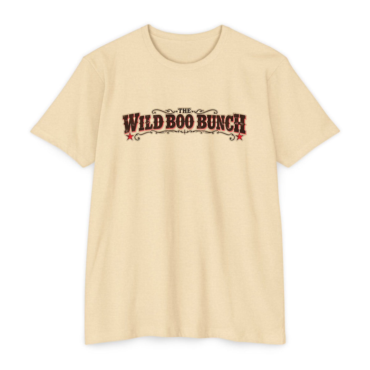 Wild Boo Bunch Wanted Poster T-Shirt | Western Halloween Ghost Tee