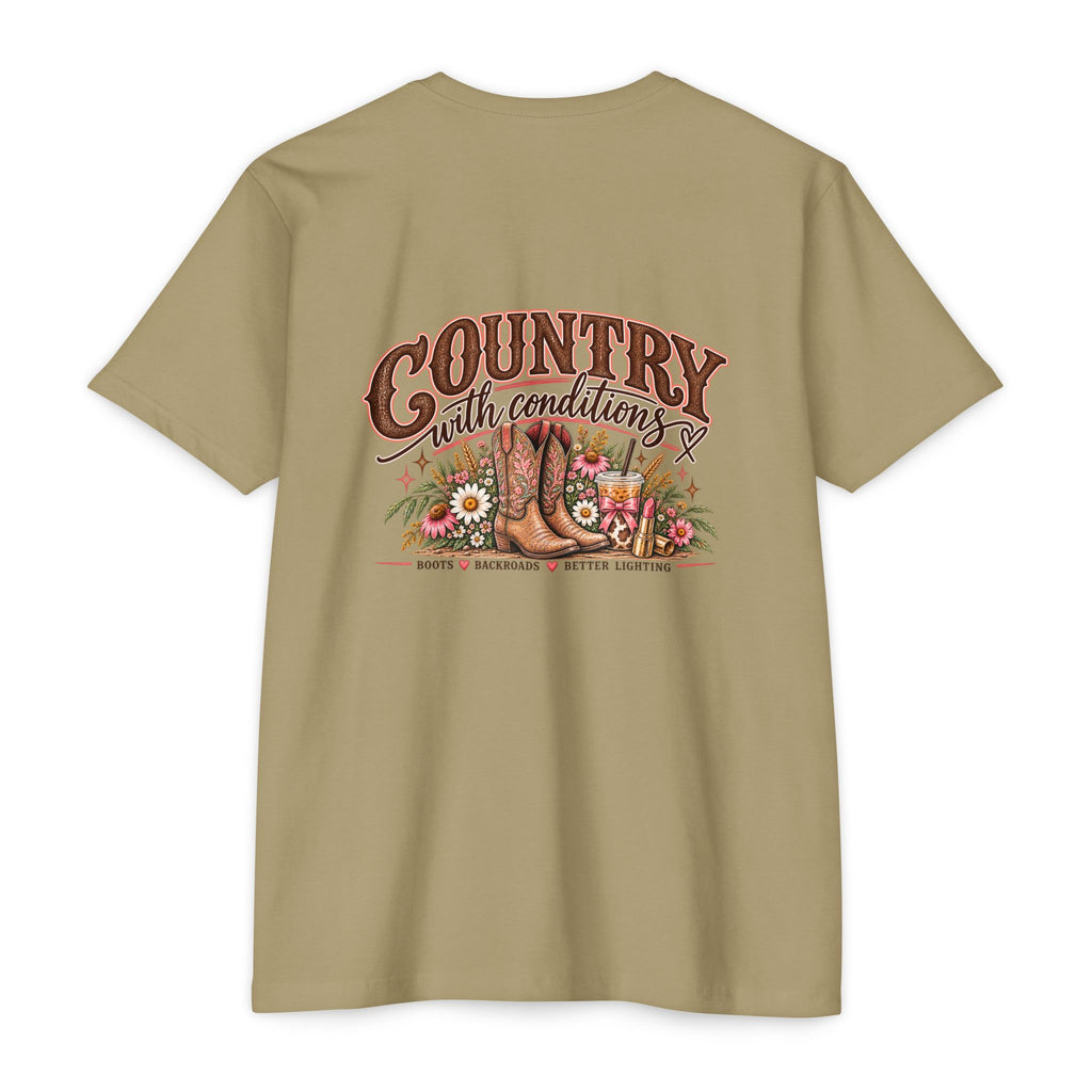 Country, With Conditions Western Graphic Tee