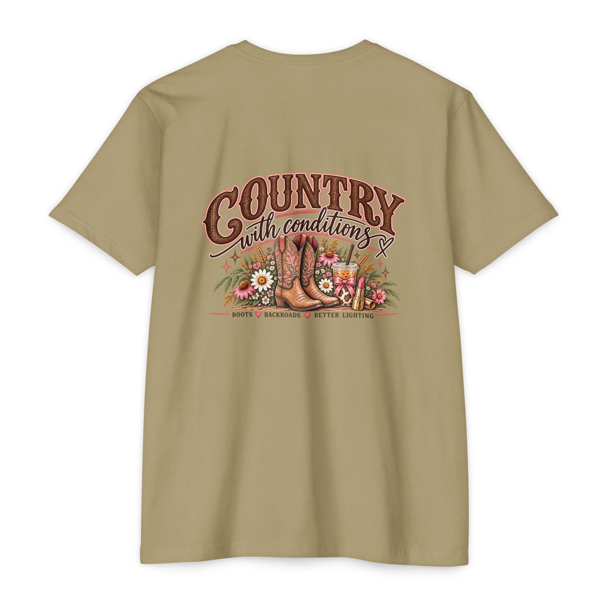 Country, With Conditions Western Graphic Tee