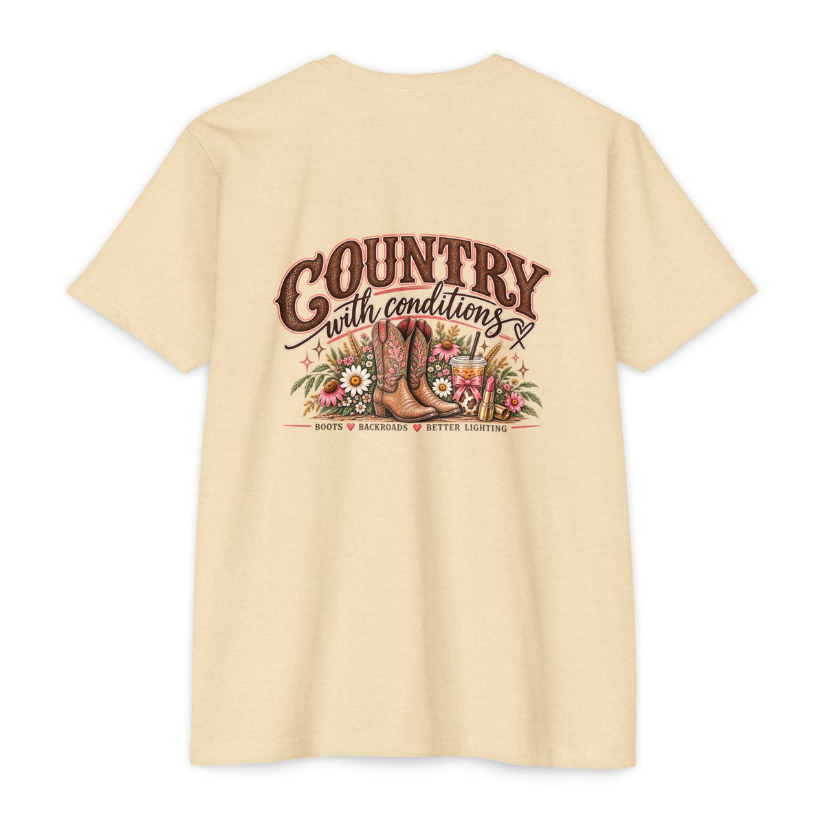 Country, With Conditions Western Graphic Tee