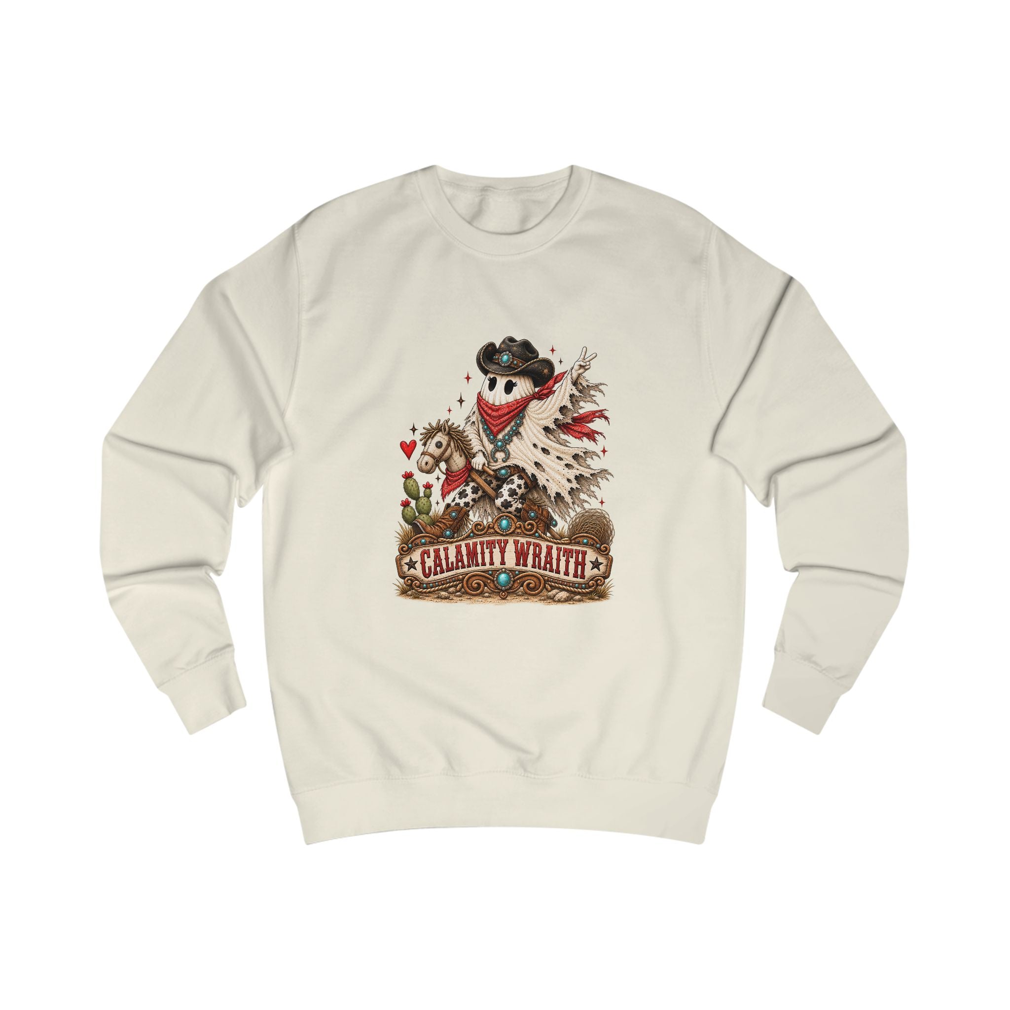 Calamity Wraith Western Ghost Sweatshirt | Wild Boo Bunch Halloween Cowgirl