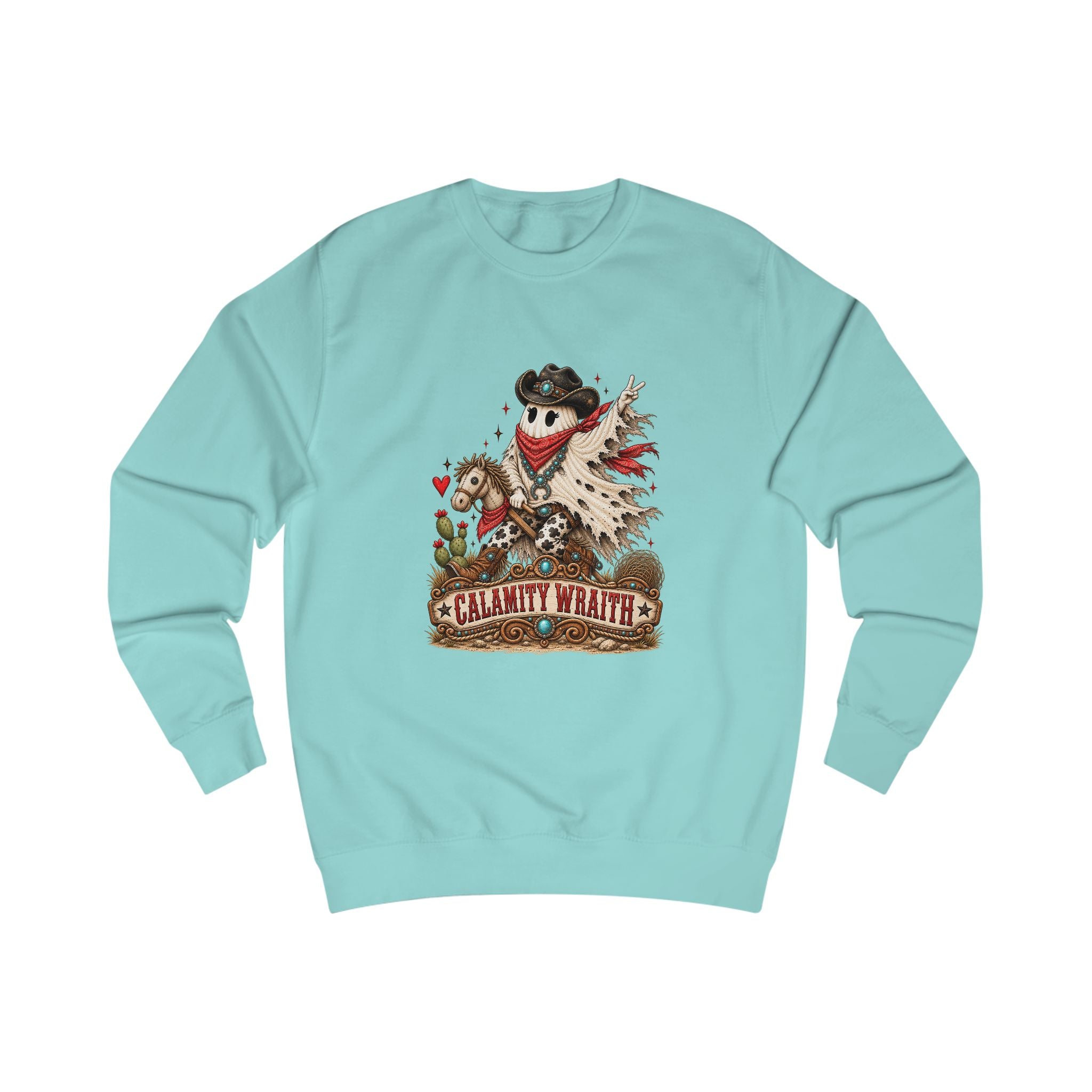 Calamity Wraith Western Ghost Sweatshirt | Wild Boo Bunch Halloween Cowgirl