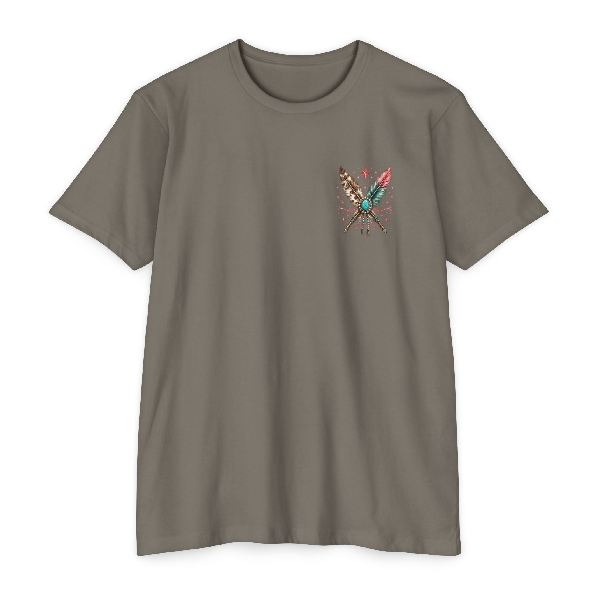 Pretty Wild Western Graphic Tee | Pink Cowgirl Boots & Turquoise Shirt