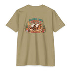 Riding Into Spooky Season Western Halloween Ghost Cowgirl Graphic Tee
