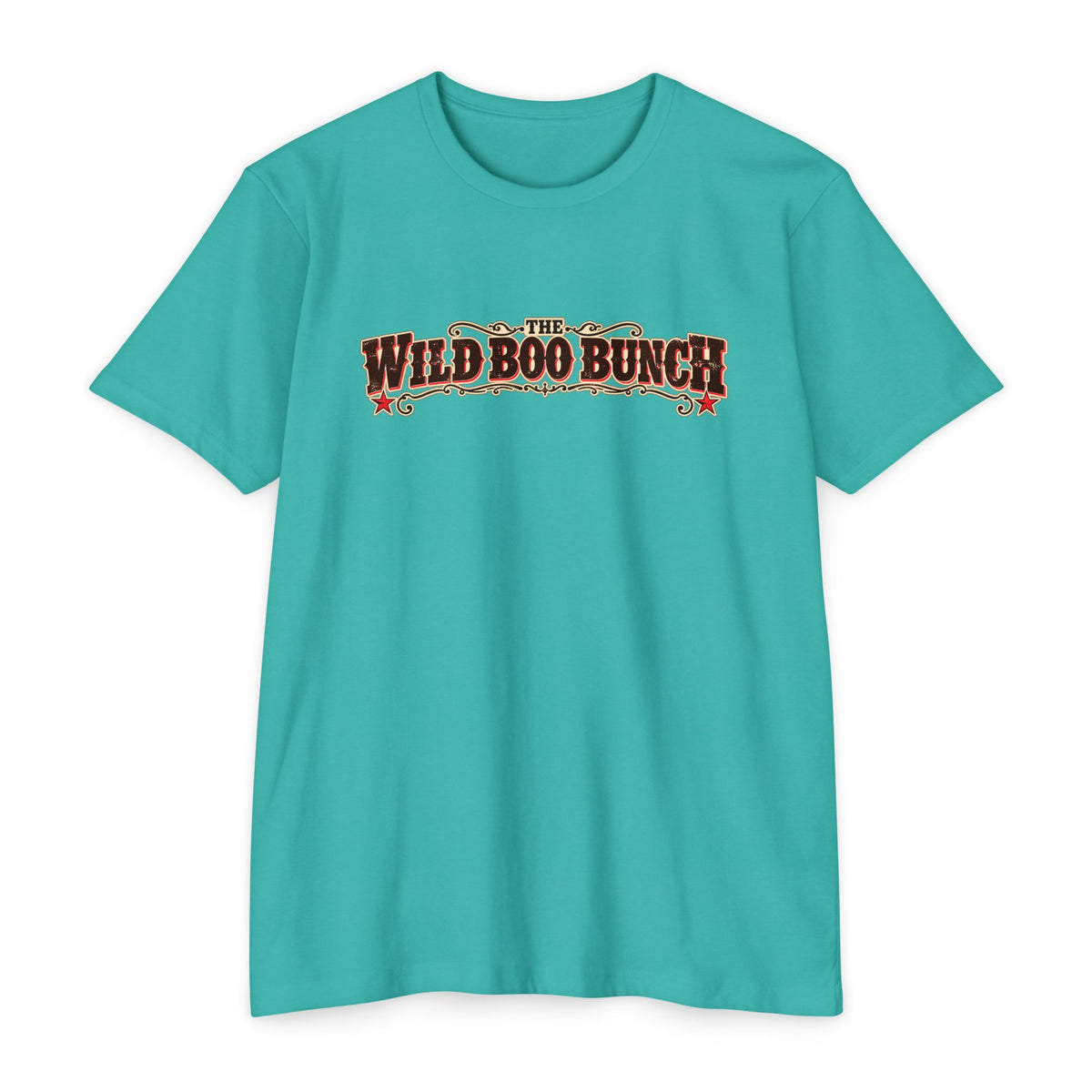 Wild Boo Bunch Wanted Poster T-Shirt | Western Halloween Ghost Tee