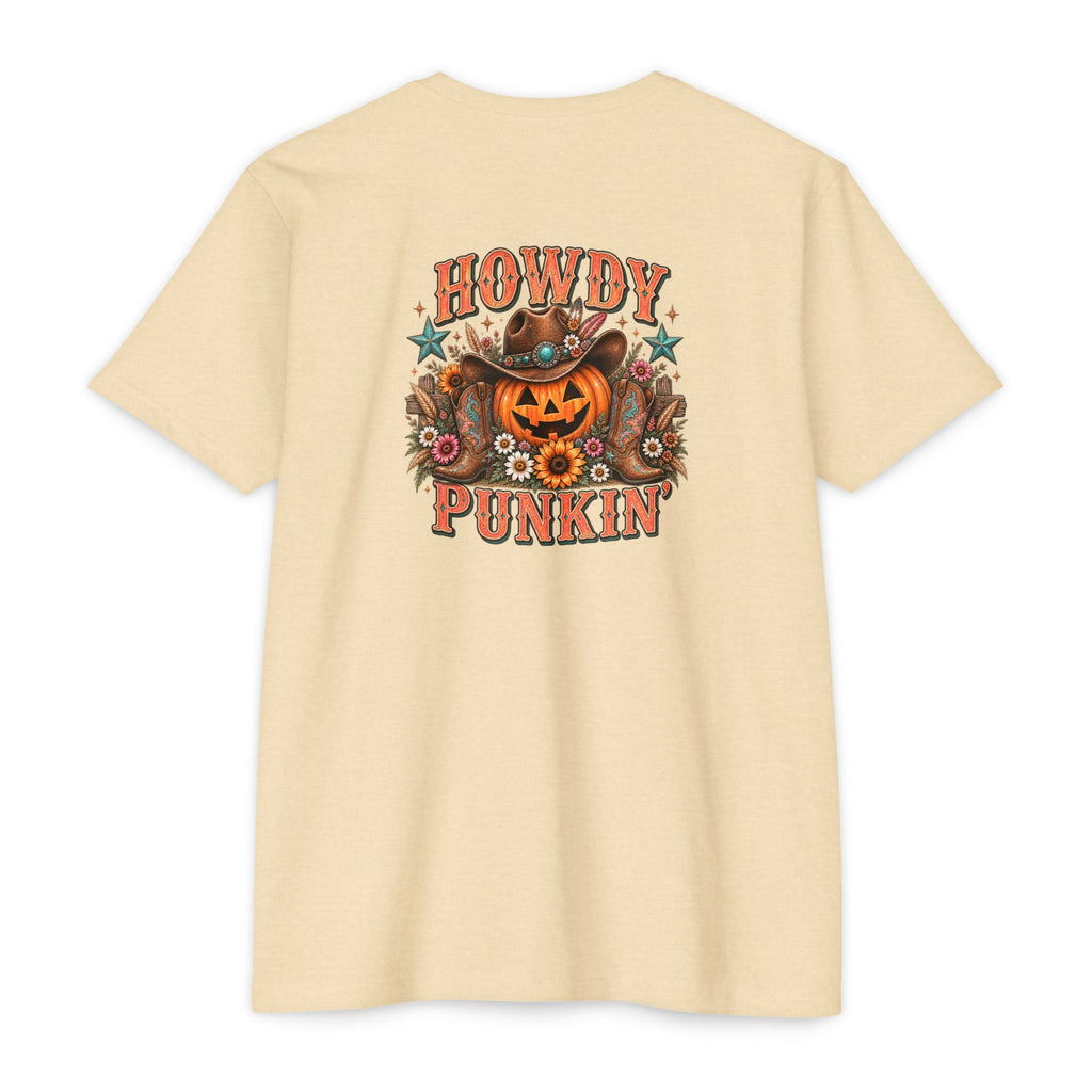 Howdy Punkin' Halloween Western Graphic Tee | Cute Cowgirl Fall Shirt