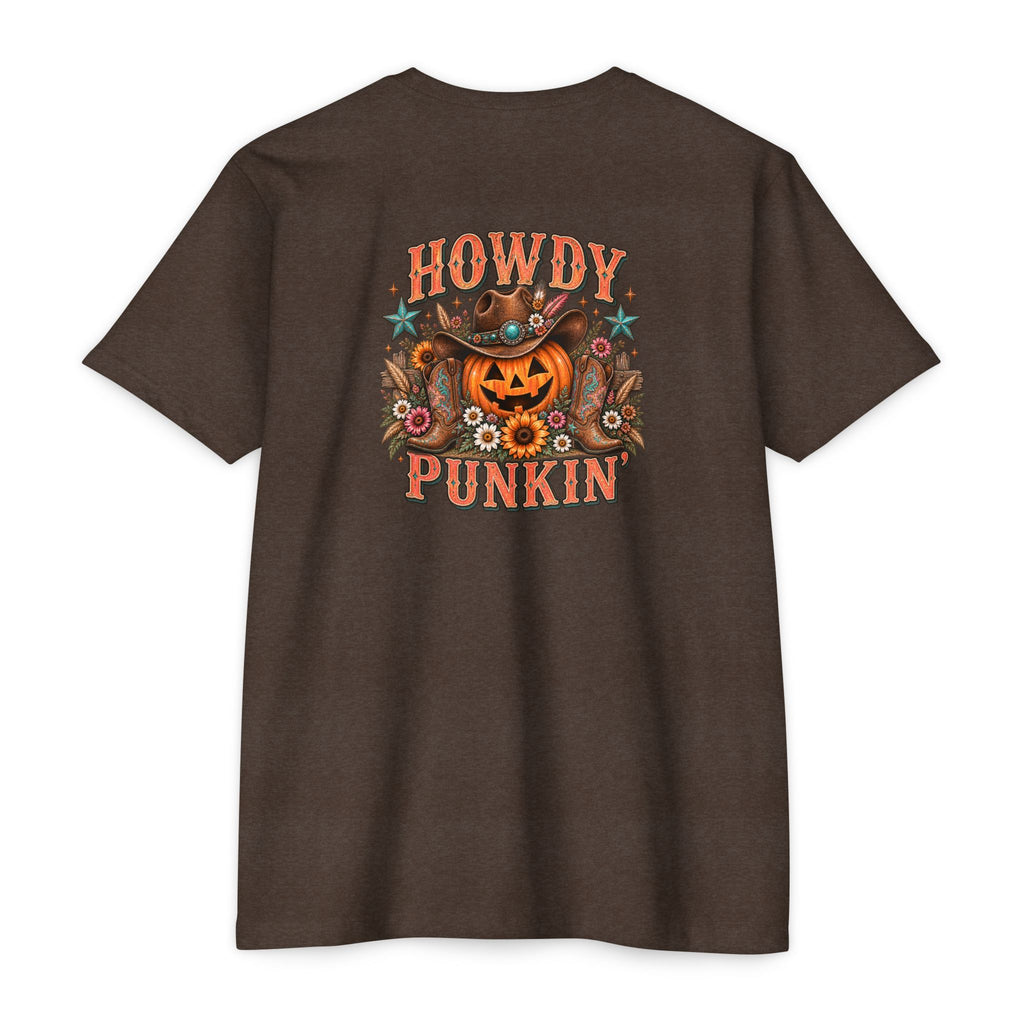 Howdy Punkin' Halloween Western Graphic Tee | Cute Cowgirl Fall Shirt