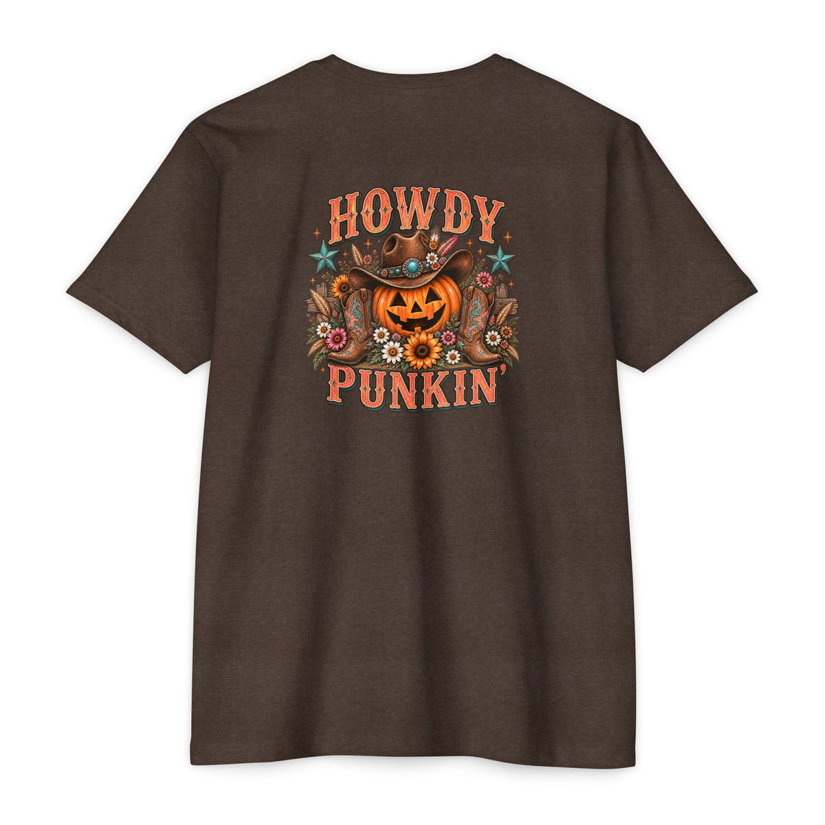 Howdy Punkin' Halloween Western Graphic Tee | Cute Cowgirl Fall Shirt