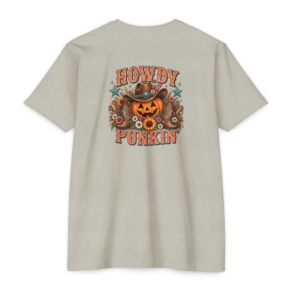 Howdy Punkin' Halloween Western Graphic Tee | Cute Cowgirl Fall Shirt