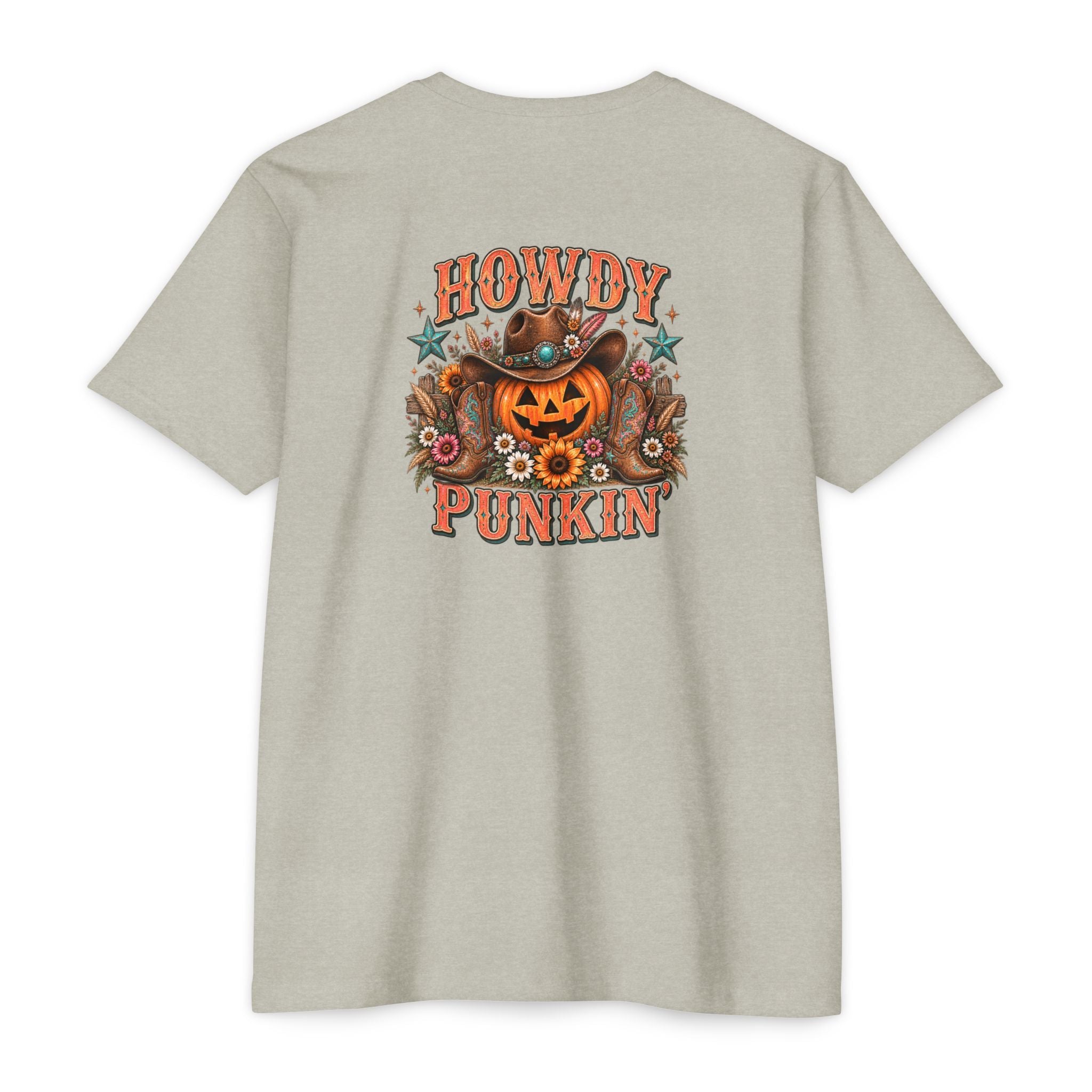 Howdy Punkin' Halloween Western Graphic Tee | Cute Cowgirl Fall Shirt