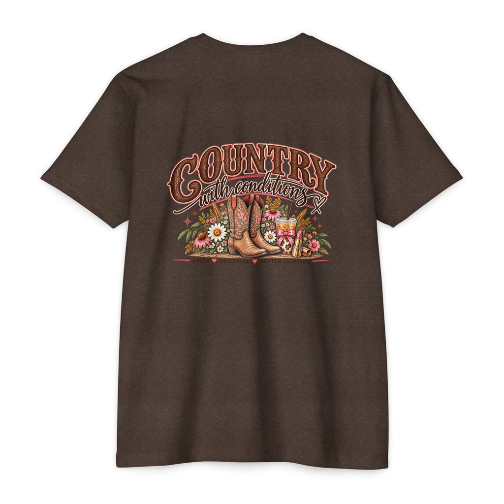 Country, With Conditions Western Graphic Tee