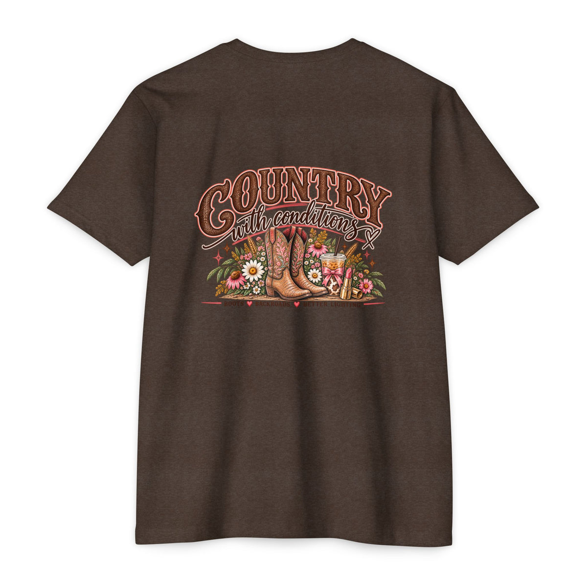 Country, With Conditions Western Graphic Tee