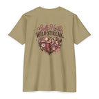 Soft Heart Wild Streak Western Graphic Tee | Cowgirl Bow & Turquoise Heart Shirt