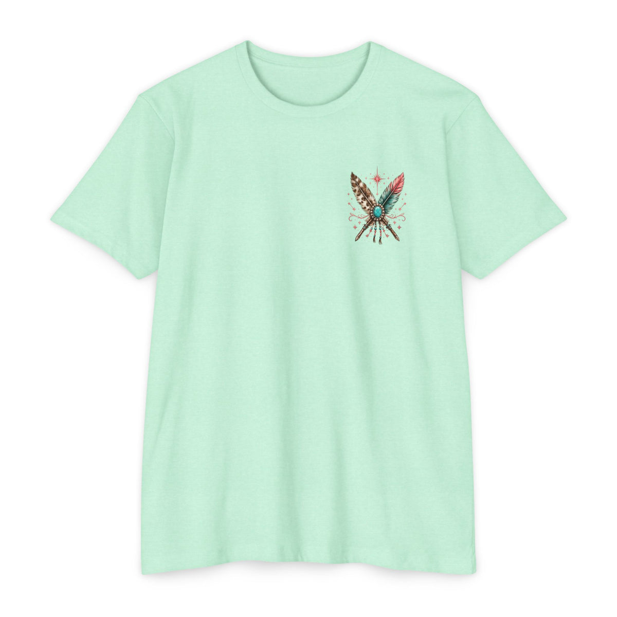 Pretty Wild Western Graphic Tee | Pink Cowgirl Boots & Turquoise Shirt
