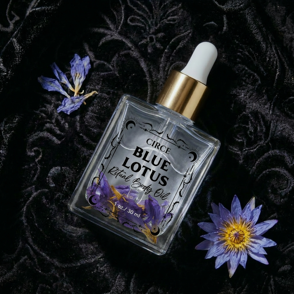 Blue Lotus Ritual Body Oil – Peace, Dreams & Spiritual Connection | Multi-Use Oil