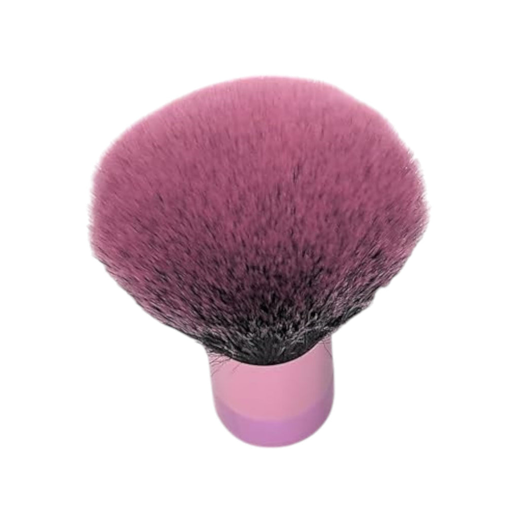 Luxurious and Very Large Soft Fluffy Powder Brush, Use as a Spray Tan Finishing Tool, Multipurpose Face and Body Barber and Beauty Tool, Large Kabuki Brush by BevyGold (Violet) (#9)