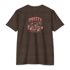 Pretty Wild Western Graphic Tee | Pink Cowgirl Boots & Turquoise Shirt