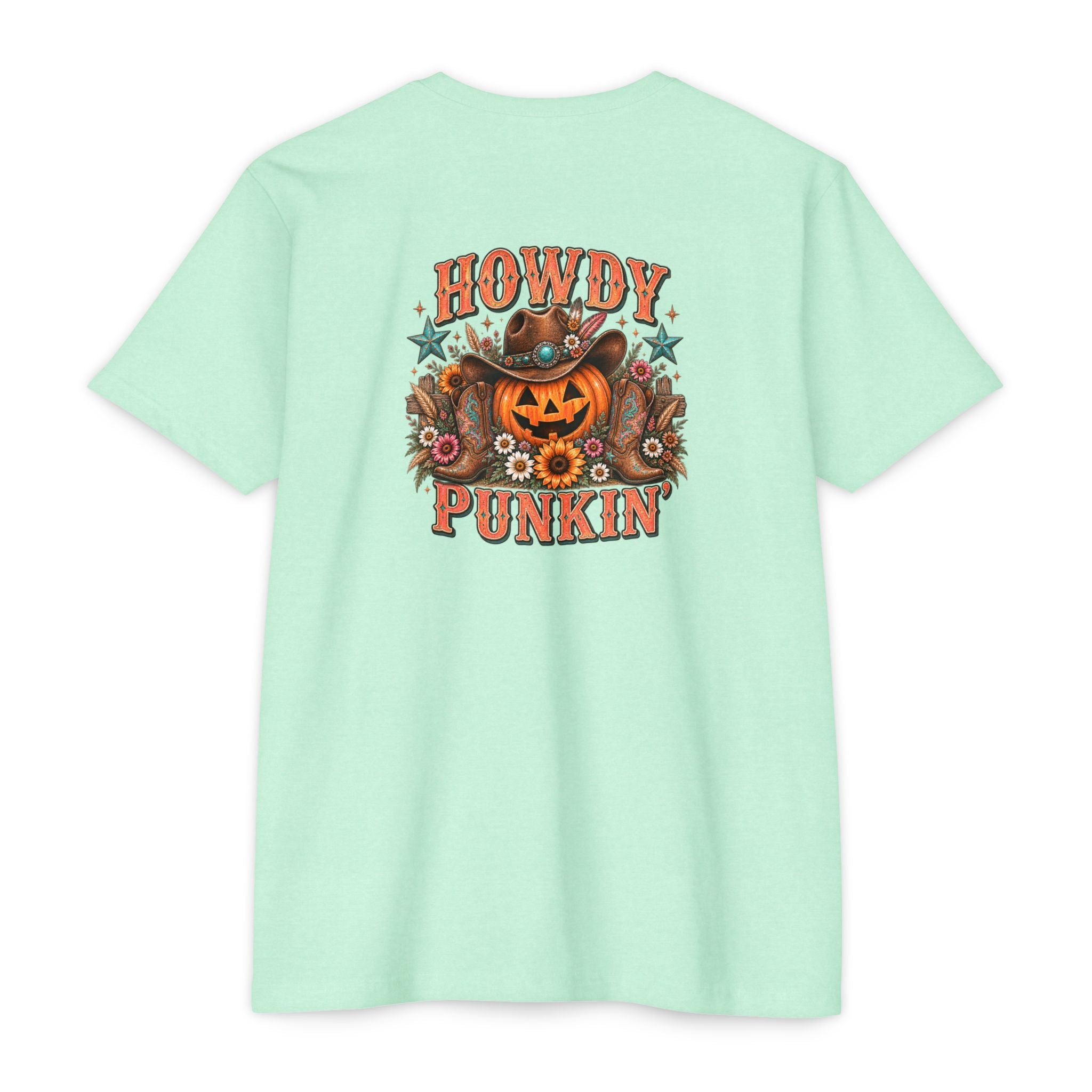 Howdy Punkin' Halloween Western Graphic Tee | Cute Cowgirl Fall Shirt