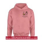 Personalized Memorial Butterfly Embroidered T-Shirt/Sweater/Hoodie - Memorial Gift for Mother's Day/Father's Day - Your Wings Were Ready But My Heart Was Not