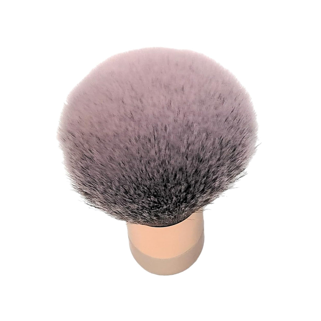 Luxurious and Very Large Soft Fluffy Powder Brush, Use as a Spray Tan Finishing Tool, Multipurpose Face and Body Barber and Beauty Tool, Large Kabuki Brush by BevyGold (Violet) (#9)