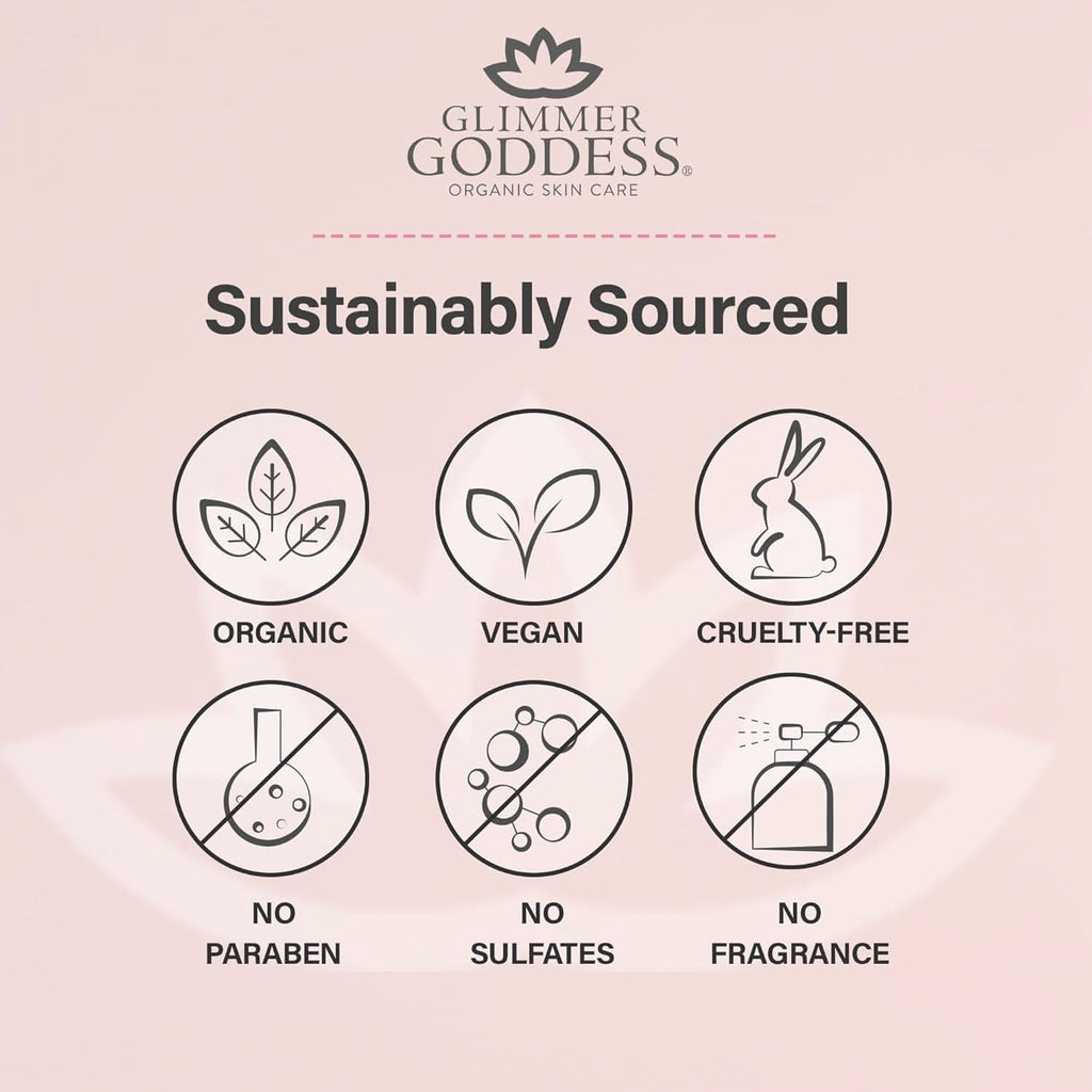 Glimmer Goddess Organic Whipped Body Butter - Honeysuckle
