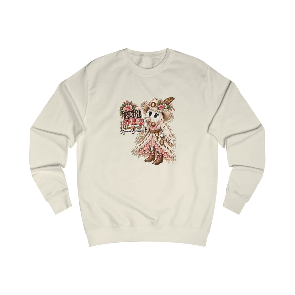 Pearl Hartless Stagecoach Sweetheart Sweatshirt | Cute Western Halloween Crewneck