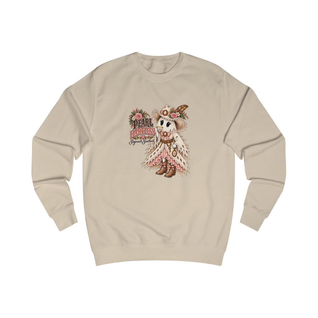 Pearl Hartless Stagecoach Sweetheart Sweatshirt | Cute Western Halloween Crewneck