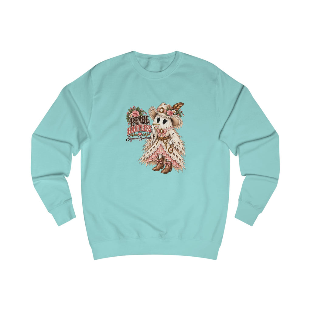 Pearl Hartless Stagecoach Sweetheart Sweatshirt | Cute Western Halloween Crewneck