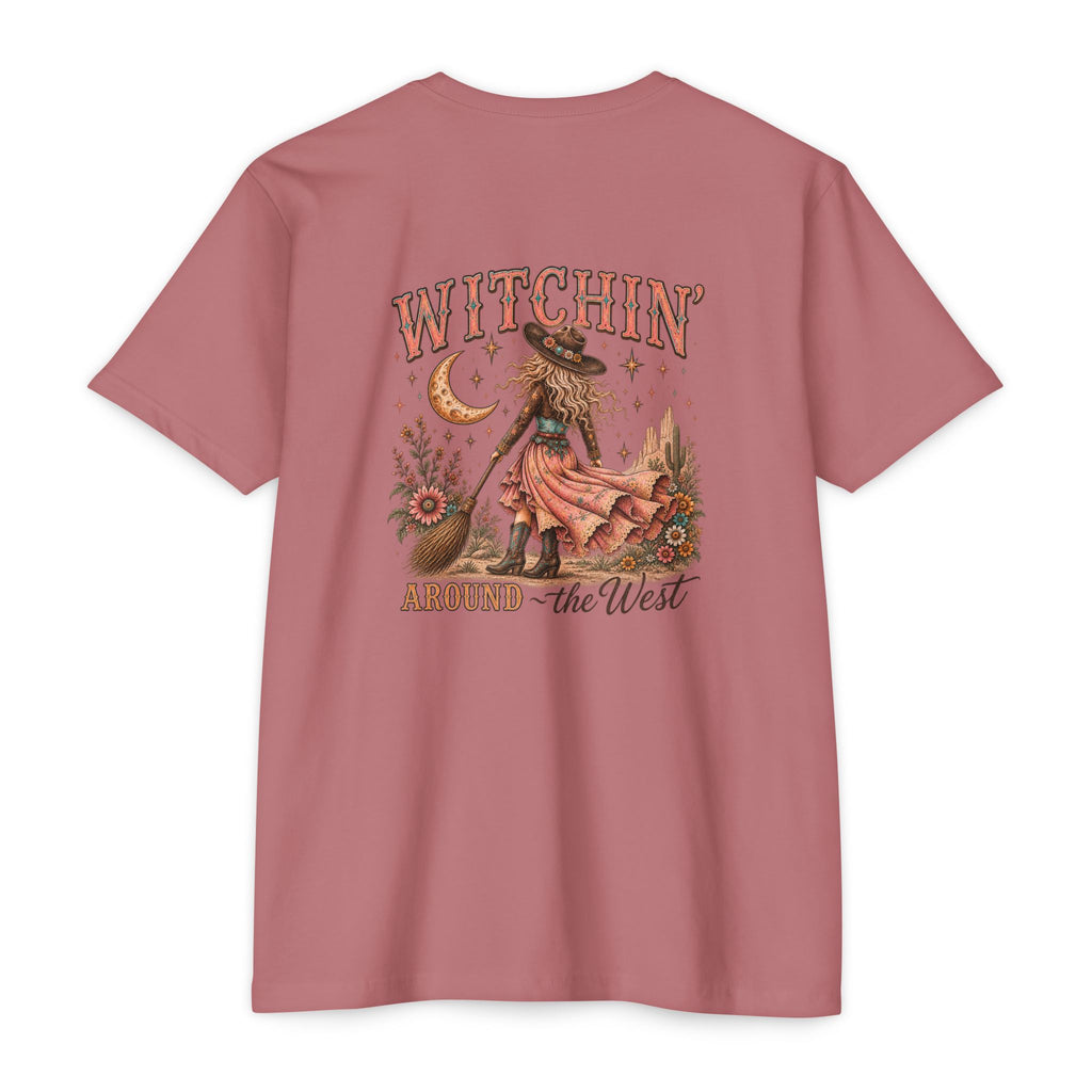Witchin’ Around the West Western Halloween Cowgirl Graphic Tee