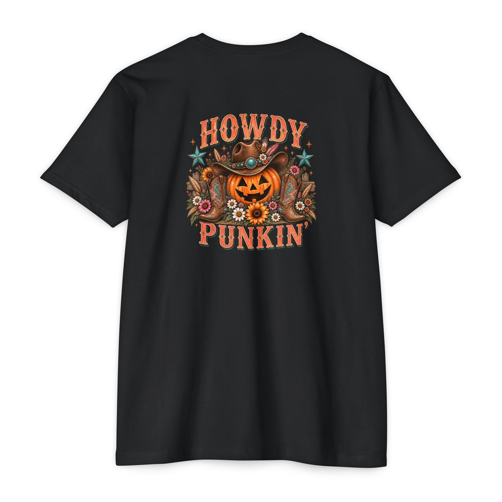 Howdy Punkin' Halloween Western Graphic Tee | Cute Cowgirl Fall Shirt