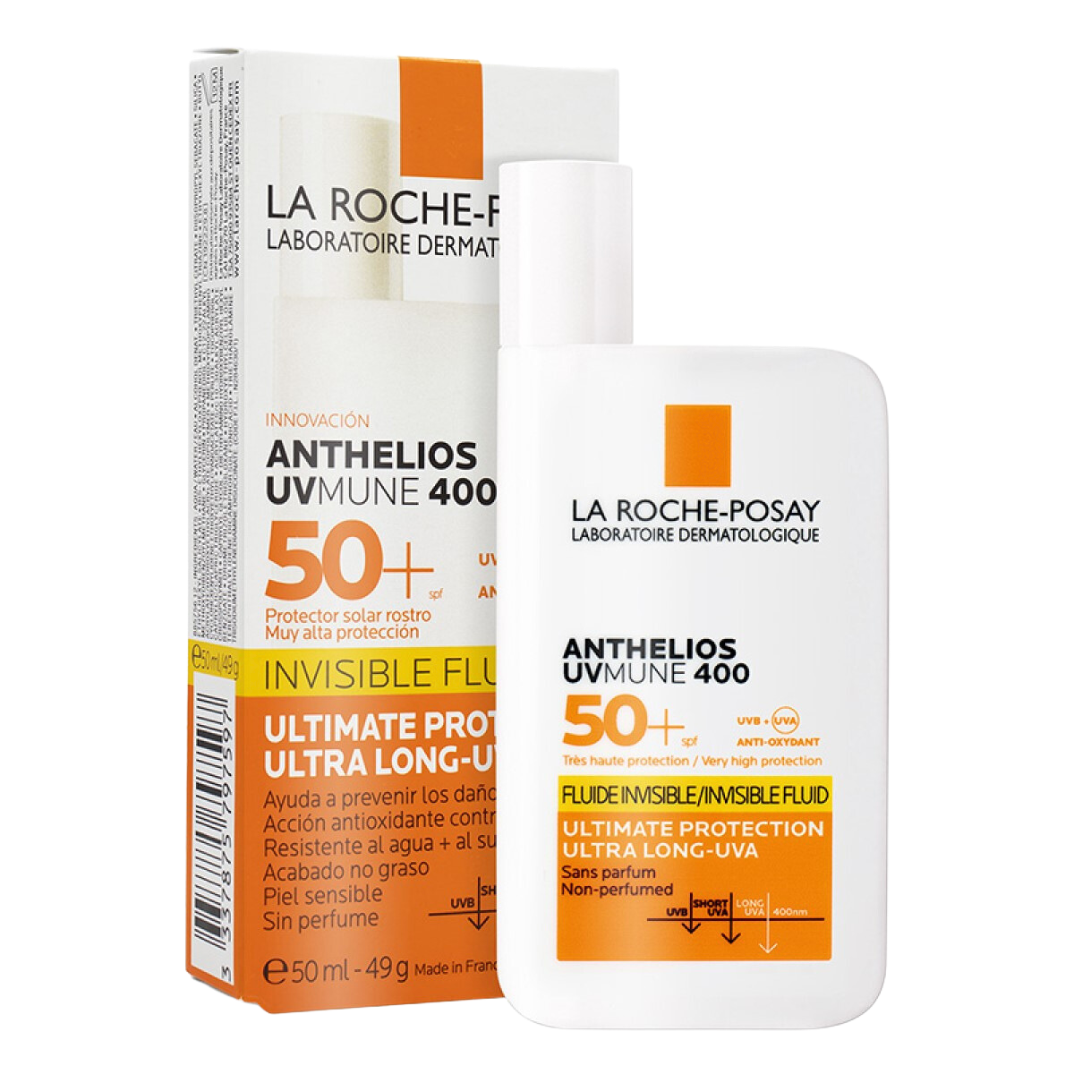 La Roche Posay Anthelios UVMUNE 400 Invisible Fluid Sunscreen SPF50+ 50ml
