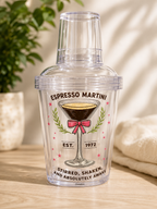 Cocktail Shaker with Built-In Measuring Cup | Choose Your Design