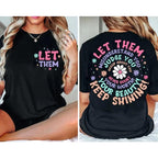 Floral Inspiration T-Shirt – Motivational Quote Tee with Elegant Botanical Design, Unisex Uplifting Apparel