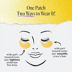derma e Vitamin C Bright Eyes Hydro Gel Patches 60ct - New
