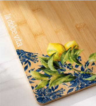 🍋 Sunday in Sorrento — Hand-Decoupaged Serving Board
