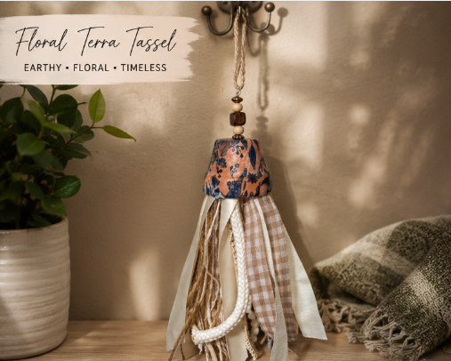 Floral Terra | One-of-a-Kind Artisan Tassel