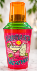 Cocktail Shaker with Built-In Measuring Cup | Choose Your Design