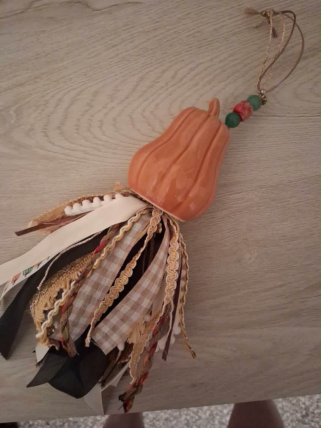 Miss Penny Pumpkin | One-of-a-Kind Pumpkin Tassel